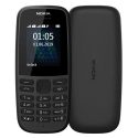 Nokia 105 Dual Sim (2019),1.77″, FP //FM Radio //RAM 4MB- Black